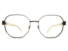 Anne Klein Eyeglasses Frames AK5108 101 Ivory Brown Geometric Wire Rim 53-16-140 New. Price: $41.59.