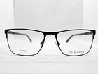 Cole Haan CH4055 4055, 001 Black, Square Metal Flexible Eyeglasses, 56-17-145 New. Price: $75.00.