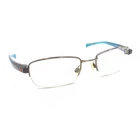 Nike 8072 221 Brown Orange Blue Half Rim Eyeglasses Frames 49-18 140 Women Pre-owned. Price: $69.99.