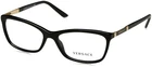 Versace Women VE3186 Black Eyeglasses Frames GB1 54MM New. Price: $100.99.