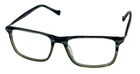 Lucky Brand Mens Ophthalmic Eyeglass Rectangle Green Horn Plastic D412. 55MM New. Price: $49.99.