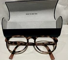 Warby Parker Percey 285 Tortoise Eyeglasses Frame 48-20-140 With Case Pre-owned. Price: $14.99.
