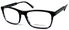 Emporio Armani EA3120 5566 Nos Dark Grey Clear Fade 18-145 Eyeglasses Frame Pre-owned. Price: $63.00.