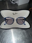 Ray-ban Rb 7140 5972 Blue Silver Eyeglasses Frame 49-20-150MM Oval With Case Pre-owned. Price: $39.97.