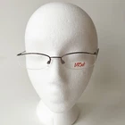 Urock Eyeglasses Frame U721 Brown 52-18-135 Semi Rimless Display Model New. Price: $32.98.