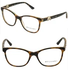 Bvlgari BV4118B Diva Havana Gold Luxury Eyeglasses Frame Crystal Butterfly New. Price: $174.00.