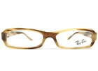 Ray-ban Eyeglasses Frames RB5098 2250 Light Brown Striped Horn 52-15-135 New. Price: $83.19.