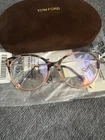 Tom Ford TF5770-B Blueblocker Eyeglasses New Made In Italy. Price: $75.00.
