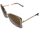Nwt $98 Brown Rose Gold Rectangle Sunglasses Jj 6007 54 + Case New. Price: $35.99.