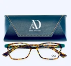 Ogi Heritage 9107/1910 Brown Green Womens Geometric Eyeglasses 53-16-145 B:35 New. Price: $43.99.