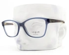 Vogue Eyeglasses 2998 2762 Crystal Blue Havana Brown 54MM With Case New. Price: $68.50.