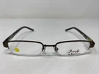 Jungle Eyewear 2608 Brown 45-16-130 Mocha Half Rim Eyeglasses Frame XY51 New. Price: $36.00.