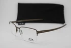 New Oakley OX5080-0256 Sway Bar 0.5 Pewter Brown Authentic Eyeglasses 56-16. Price: $177.65.