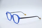 New Face Djune Col 2162 Blue Black Authentic Frames Eyeglasses 50-19. Price: $280.50.