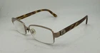 Versace Eyeglasses Frames Only 1185-B Brown Tort Half Rim 53-17-135 Pre-owned. Price: $38.88.