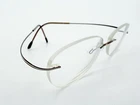 Silhouette 7511 Titanium Eyeglasses Frame 6082 Brown . 17*140 Beig Stripe K192 Pre-owned. Price: $69.11.