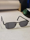 Turboflex Gunmetal Eyeglass Frames Only Flexible Arms Dark Lenses TF1025 Pre-owned. Price: $29.99.
