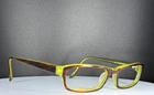 Vtg Ogi MOD.3059 Brown Green Unisex Rectangle Full Rim Eyeglasses Frames Only Pre-owned. Price: $34.99.