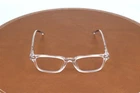 Pair The Finley Crystal Rectangle Eyeglasses Frames 50-17-140 New. Price: $47.95.