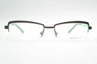 So What? 75F379 V 52 16 140 Brown Green Half-frame Glasses Eyeglass New. Price: $36.23.