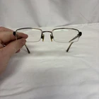 Burberry B1012 Eyeglasses Brown Rectangular Half Rim Frame 50-19-135 Pre-owned. Price: $99.00.