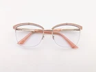Kay Unger Eyeglasses, Frames Only, K232 Gld, 55-17-140, Metal/plastic, Gold/pink Pre-owned. Price: $34.99.