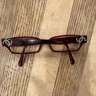 Chanel 3075-B C.730 Burgundy Rectangular Full Rim Eyeglasses Frames 53-17 135 Pre-owned. Price: $70.00.
