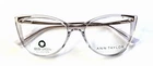 Ann Taylor AT340 C02 Grey Clear New Authentic Cat Eyeglasses Frame 52-17-135. Price: $69.00.