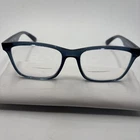 Ray-ban Square Eyeglasses RB7025 5719 Transparent Blue Frame 55-17-145MM #630 Pre-owned. Price: $59.99.