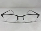 Helium Italy 4368 Mdkgun 50-19-145 Matte Dark Gunmetal Eyeglasses Frame BF90 Pre-owned. Price: $40.00.