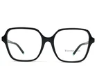 Tiffany & Co Eyeglasses Frames TF2230 8001 Black Oversized Hexagon 54-17-140 New. Price: $159.99.