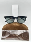 Tom Ford Sunglasses TF5683-B 001 Black Gold Gray 54 18 145 Clip On Blue Light New. Price: $299.99.