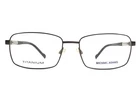 Michael Adams Eyeglasses Frames MA-628T Pewter Rectangle Wire Rim 58-18-150 New. Price: $38.79.
