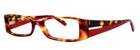 New Prada VPR16G 767-1O1 51MM Brown Havana Red Eyeglasses Frames Italy Unisex. Price: $170.91.