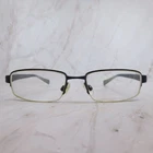 Nike 8090 412 Navy Blue Grey Rectangular Semi Rimless Eyeglasses Frame 53-17-140 Pre-owned. Price: $28.79.