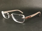 Silhouette Eyeglasses Frames 6681 45 6057 Beige Rimless Rectangle 51-17-140 New. Price: $149.99.