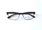 Canali CO300 C03 New Unisex Half Rim Black Authentic Eyeglasses 55-17-142. Price: $148.00.