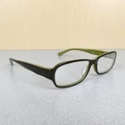 Nike 7008 318 Green Brown Rectangle Eyeglasses Frames 140 Unisex Good Pre-owned. Price: $44.10.