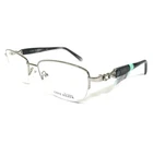 Cote D'azur Eyeglasses Frames BOUTIQUE-208 Black Silver Crystals 52-17-135 New. Price: $48.95.