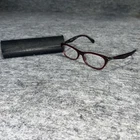 Prada Vpr 15P MAX-1O1 Red Burgundy Silver Authentic Frames Eyeglasses 53-16 Pre-owned. Price: $115.27.