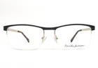 Randy Jackson Eyeglasses Frames Zyloware 1130 235 Black Gold Half Rim 55-17-145 New. Price: $64.99.