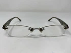 Airlock AL800/50 011 51-18-140 Dark Brown/horn Rimless Eyeglasses Frame VB69 Pre-owned. Price: $40.00.