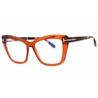 Tom Ford Women's Eyeglasses Shiny Dark Brown Acetate Cat Frame FT5826-B 048 New. Price: $128.39.