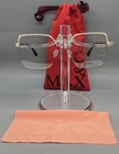 New Max & Co MO5097 032 Palegold Square Optical Eyeglasses Metal Frame 54-15-140. Price: $99.99.