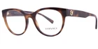 Versace VE3268 5217 Eyeglasses Women's Havana Full Rim Round Shape 51MM New. Price: $76.00.