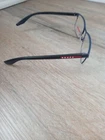 Prada Men's Linea Rossa Ps 04IV Eyeglass Frame Black Pre-owned. Price: $144.00.