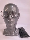 Zenni 158121 Black Laze Eyeglasses Optical Frame 50-19-135 Pre-owned. Price: $18.99.