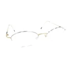Silhouette M6524 /85 V6054 Titanium Gold Silver Half Eyeglasses Frames 50-19 130 Pre-owned. Price: $104.99.