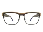 Tom Davies Eyeglasses Frames TD754 Col. 2268 Matte Gold Brown Polished 57-18-145 New. Price: $299.99.