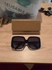 Burberry B4363-F 3001/8G Penelope Sunglasses Black Frame, Brown Gradient Lenses New. Price: $180.00.